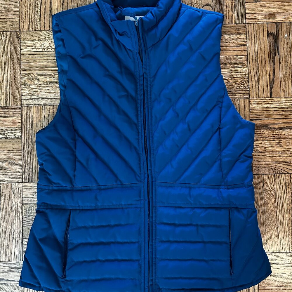 LOFT - Navy puffer vest (lightweight)